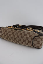 Load image into Gallery viewer, Gucci monogram canvas horsebit bag