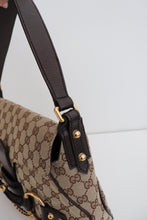 Load image into Gallery viewer, Gucci monogram canvas horsebit bag