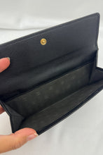 Load image into Gallery viewer, Chanel grained calfskin wallet with golden button