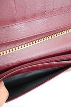 Load image into Gallery viewer, Chanel bifold caviar wallet in burgundy