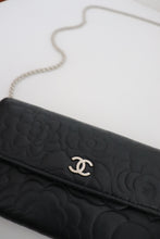 Load image into Gallery viewer, Chanel embossed camellia wallet
