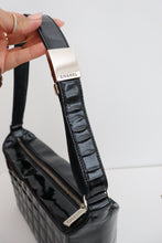 Load image into Gallery viewer, Chanel chocolate bar Coco mark patent leather in black