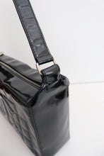 Load image into Gallery viewer, Chanel chocolate bar Coco mark patent leather in black