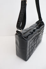 Load image into Gallery viewer, Chanel chocolate bar Coco mark patent leather in black