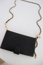 Load image into Gallery viewer, Chanel caviar vintage wallet
