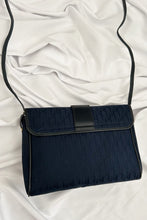 Load image into Gallery viewer, Dior Navy Blue Monogram Crossbody