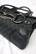 Load image into Gallery viewer, Gucci GG canvas horsebit chain bag