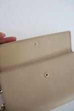 Load image into Gallery viewer, Chanel Coco Button Long Bi-Fold Beige Light Brown Wallet