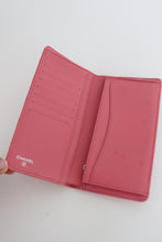 Load image into Gallery viewer, Chanel quilted yen pink leather wallet