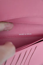 Load image into Gallery viewer, Chanel quilted yen pink leather wallet