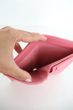 Load image into Gallery viewer, Chanel quilted yen pink leather wallet