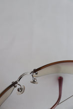 Load image into Gallery viewer, Y2K Chanel Rhinestone Ombre Pink Tinted Silver Sunglasses
