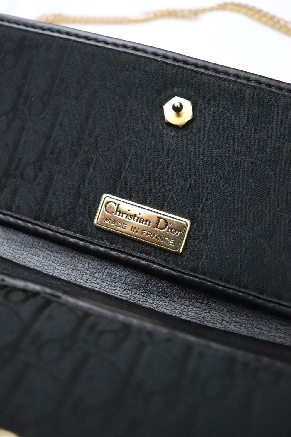 Dior trotter black canvas