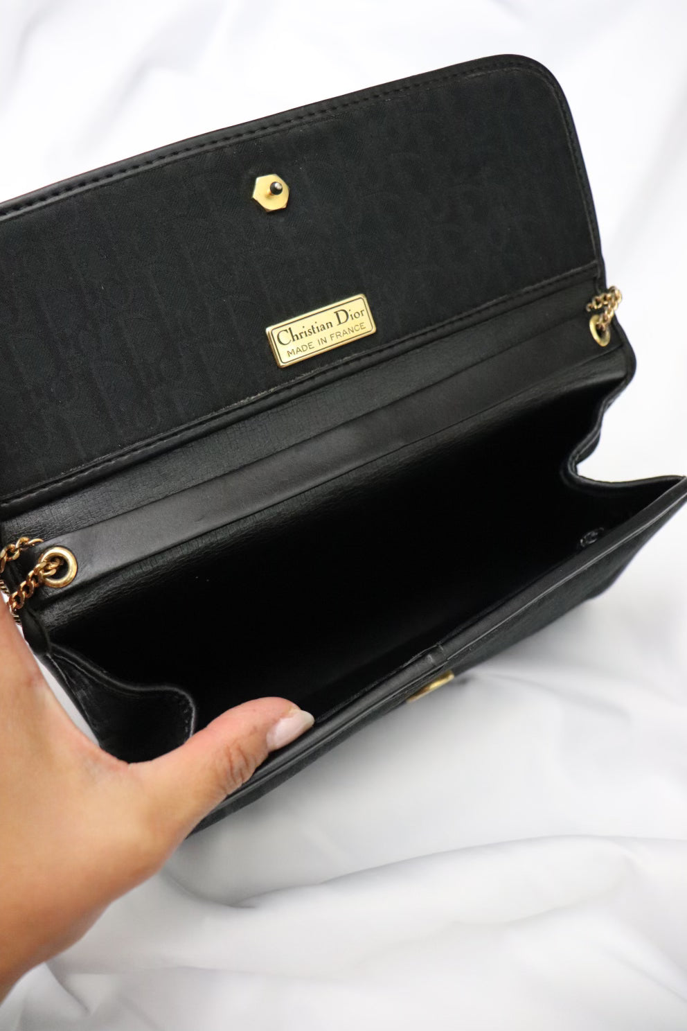 Dior trotter black canvas