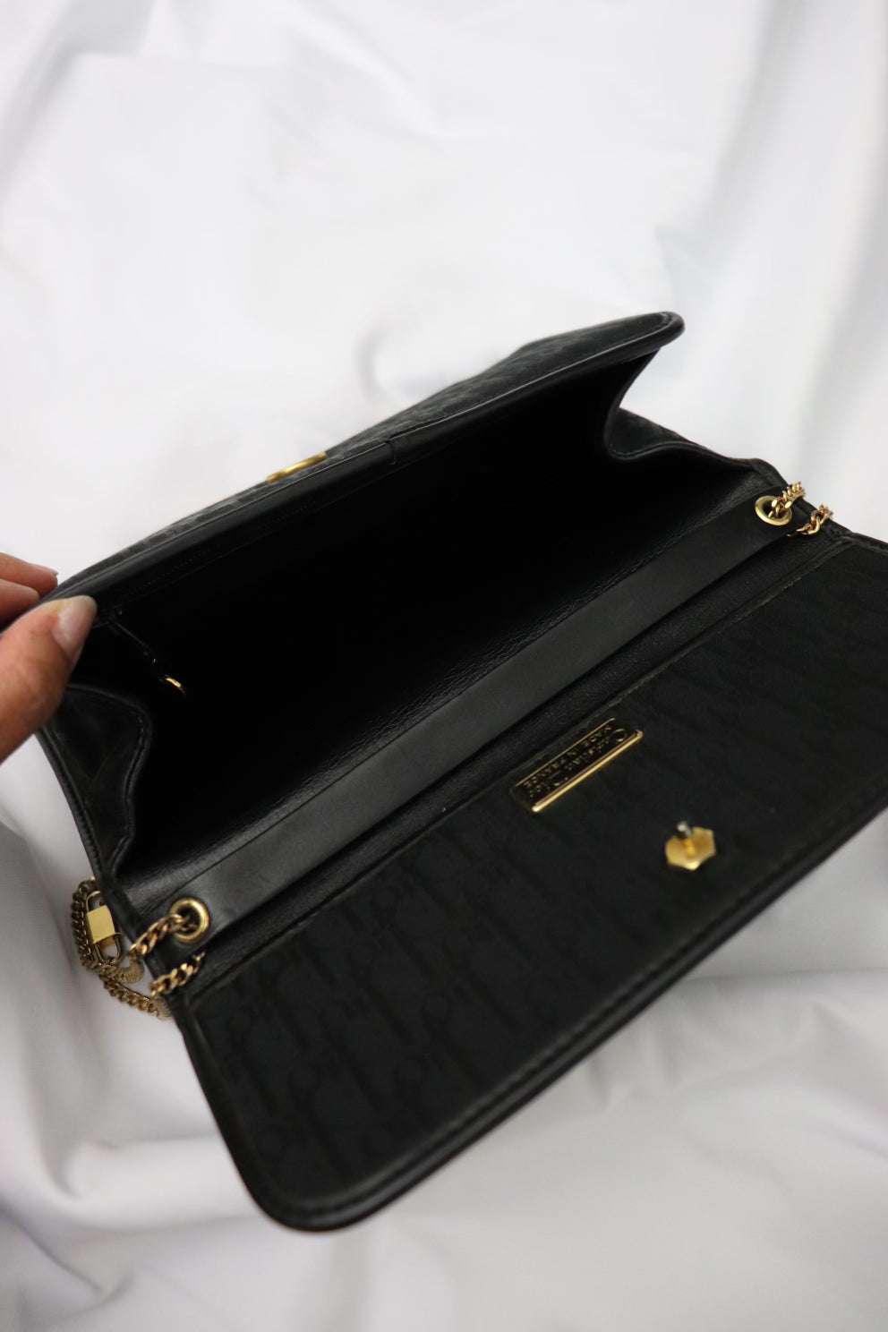 Dior trotter black canvas