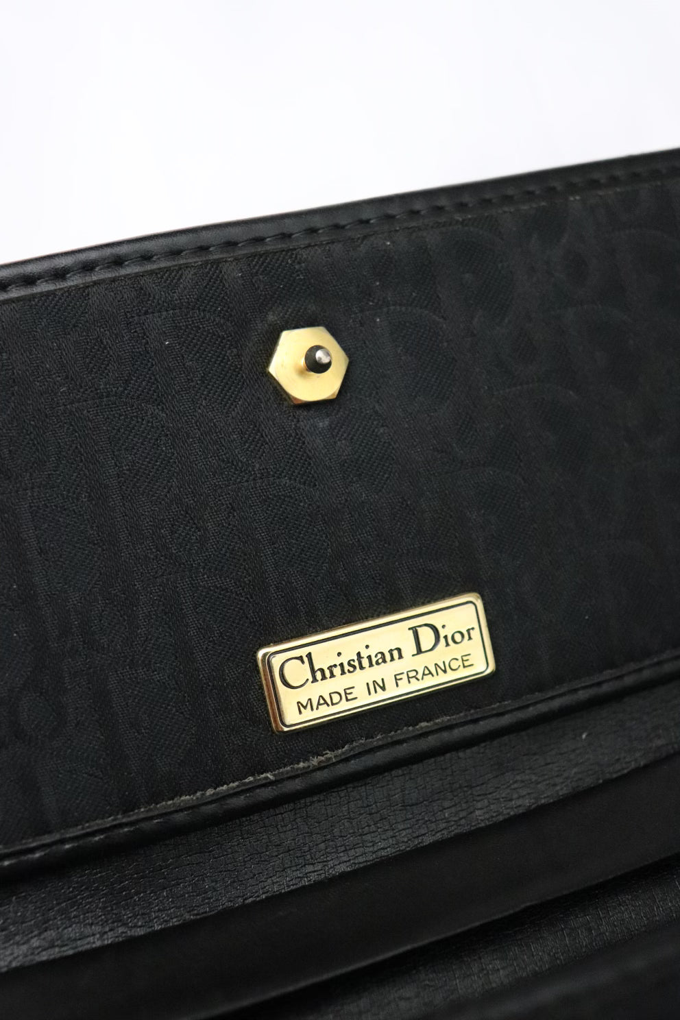 Dior trotter black canvas