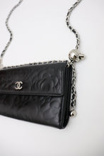 Load image into Gallery viewer, Chanel camellia lambskin wallet