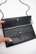 Load image into Gallery viewer, Chanel camellia lambskin wallet