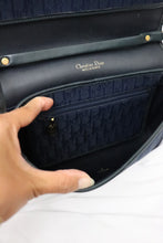 Load image into Gallery viewer, Dior Navy Blue Monogram Crossbody
