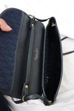 Load image into Gallery viewer, Dior Navy Blue Monogram Crossbody