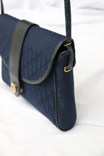 Load image into Gallery viewer, Dior Navy Blue Monogram Crossbody