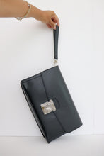 Load image into Gallery viewer, Louis Vuitton Taiga Belaia Clutch Bag in Ardoise Black