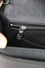 Load image into Gallery viewer, Louis Vuitton Taiga Belaia Clutch Bag in Ardoise Black