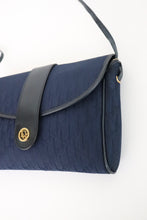 Load image into Gallery viewer, Dior Navy Blue Monogram Crossbody