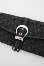 Load image into Gallery viewer, Christian Dior Trotter Wallet with Horseshoe Clasp Black