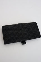 Load image into Gallery viewer, Christian Dior Trotter Wallet with Horseshoe Clasp Black