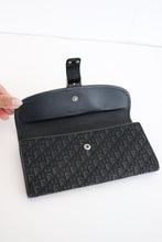 Load image into Gallery viewer, Christian Dior Trotter Wallet with Horseshoe Clasp Black