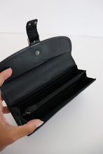 Load image into Gallery viewer, Christian Dior Trotter Wallet with Horseshoe Clasp Black
