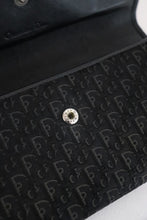 Load image into Gallery viewer, Christian Dior Trotter Wallet with Horseshoe Clasp Black