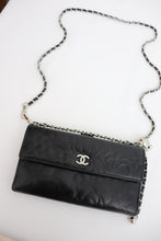 Load image into Gallery viewer, Chanel camellia lambskin wallet