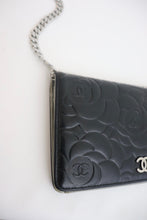 Load image into Gallery viewer, Chanel embossed camellia vintage wallet