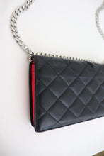 Load image into Gallery viewer, Chanel quilted black vintage wallet
