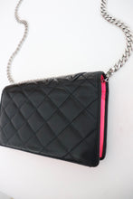 Load image into Gallery viewer, Chanel quilted black vintage wallet