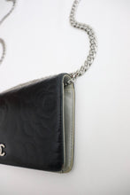 Load image into Gallery viewer, Chanel embossed camellia bifold vintage wallet