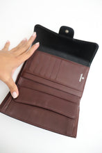 Load image into Gallery viewer, CHANEL Lambskin Quilted Flap Wallet Black