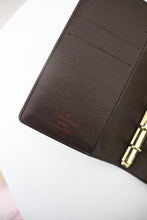 Load image into Gallery viewer, Louis Vuitton Damier Ebene Ring Agenda.