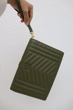 Load image into Gallery viewer, Saint Laurent Logo Mix Matelasse Leather Envelope
