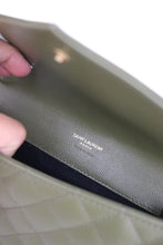 Load image into Gallery viewer, Saint Laurent Logo Mix Matelasse Leather Envelope