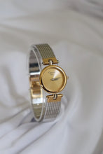 Load image into Gallery viewer, Dior 1990s Golden Dial Round Two Tone Watch