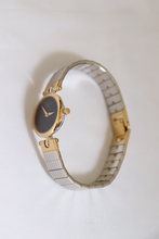 Load image into Gallery viewer, Dior 1990s Black Dial Round Two Tone Watch