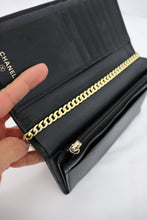 Load image into Gallery viewer, Chanel wallet with golden button
