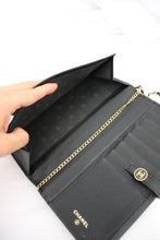 Load image into Gallery viewer, Chanel grained calfskin wallet with golden button