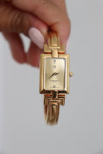Load image into Gallery viewer, Vintage Givenchy 1990s Gold Dial Gold Plated Bangle Watch