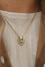 Load image into Gallery viewer, Vintage Dior heart with crystals