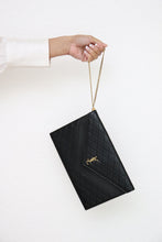 Load image into Gallery viewer, BRAND NEW - YSL Gaby quilted leather envelope pouch on chain (retails $1100)