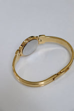 Load image into Gallery viewer, Vintage Givenchy 1990s Blue Dial Gold Plated Bangle Watch